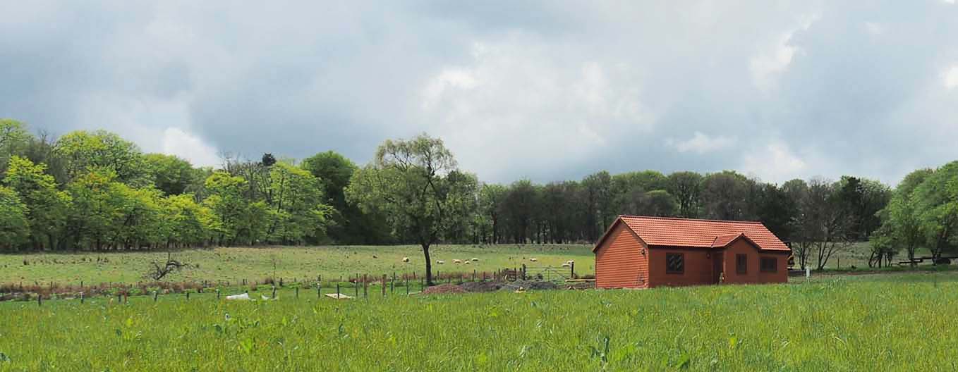 Cabin from Hay Field